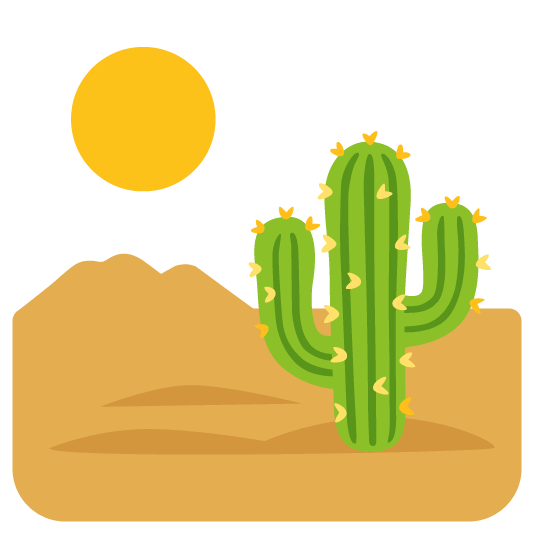 Cactus with sun